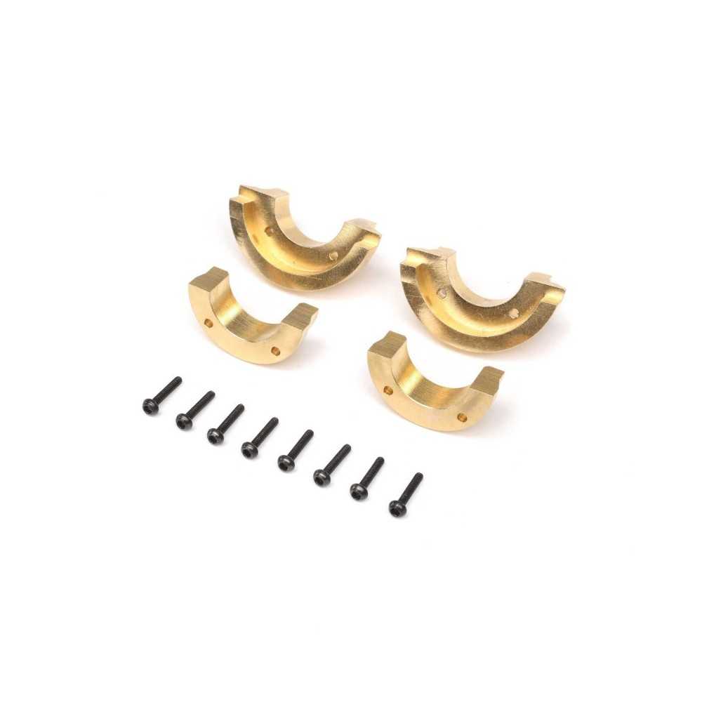 Pesos de mangueta de latón para SCX24 y AX24 Racing Axial AXI302004 Pesos de mangueta de latón para SCX24 y AX24 Racing Axial AXI302004