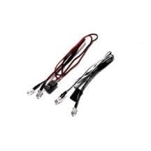 Juego de luces LED blancas y rojas para SCX10 III Racing Axial AXI230031