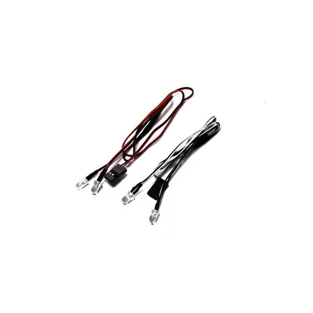 Axial Racing LED Light Set White-Red: SCX10 III AXI230031 Axial Racing LED Light Set White-Red: SCX10 III AXI230031