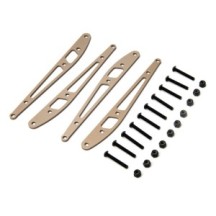 Placa inferior trasera de bielas para RBX10 Axial AXI334000