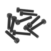 Axial Racing M2.6x12mm Cap Head Screw Black 10 AXIC3399
