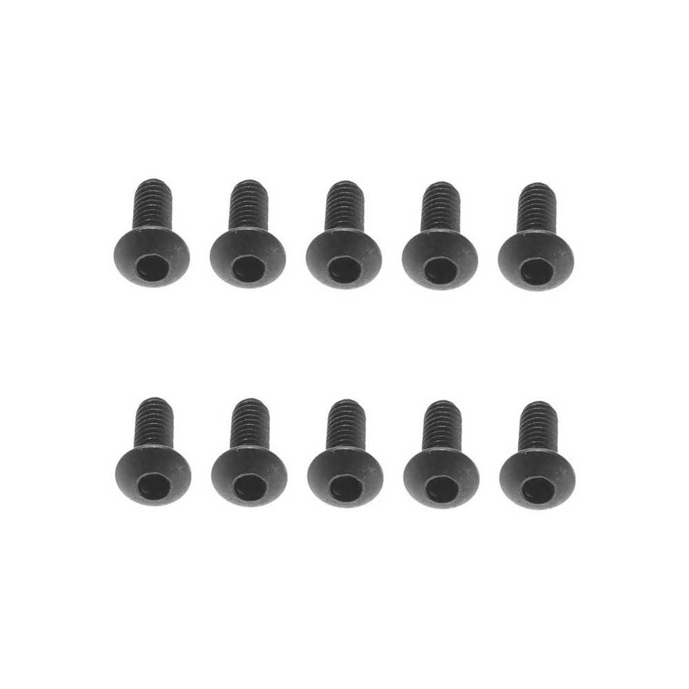 Axial Racing M2.6x6mm Hex Socket Button Black 10 AXIC1280 Axial Racing M2.6x6mm Hex Socket Button Black 10 AXIC1280