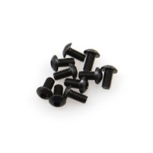 Tornillos negros de cabeza botón con hexágono interior M3 x 6 mm Axial AXA0113