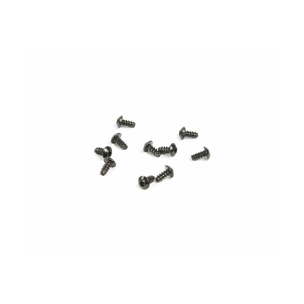 Axial Racing M3x6mm Hex Socket Tapping Button Head - Black 10pcs AXA433 Axial Racing M3x6mm Hex Socket Tapping Button Head - Black 10pcs AXA433