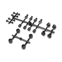 Axial Racing Molded Shock Parts Set: 1-10 SCX10 PRO AXI233034