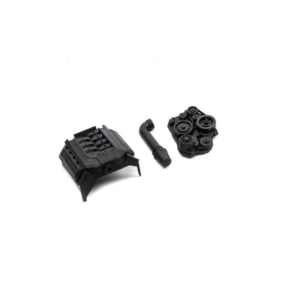 Tapa de motor 5.0 Early Bronco para SCX10 III Axial AXI231042 Tapa de motor 5.0 Early Bronco para SCX10 III Axial AXI231042