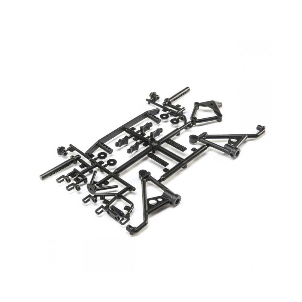Axial Racing Rear Body Post Set: SCX10 II AXIC1550 Axial Racing Rear Body Post Set: SCX10 II AXIC1550