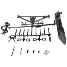 Axial Racing Rear Bumper Tire Carrier SCX10 Poison Spyder JK AXIC4349