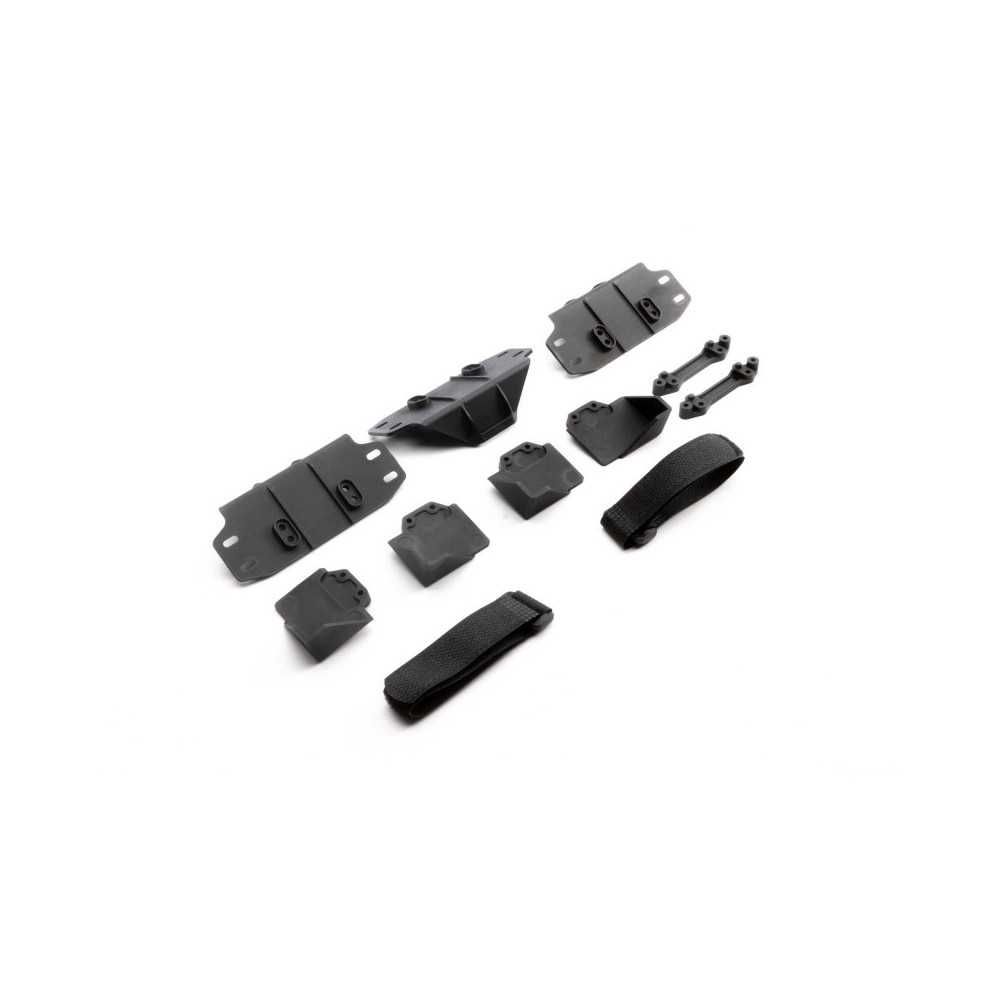 Axial Racing SCX6: Battery Trays & Straps Set AXI251007 Axial Racing SCX6: Battery Trays & Straps Set AXI251007