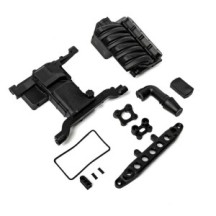 Soporte de servo delantero con tapa de motor y sellos Axial AXI251005