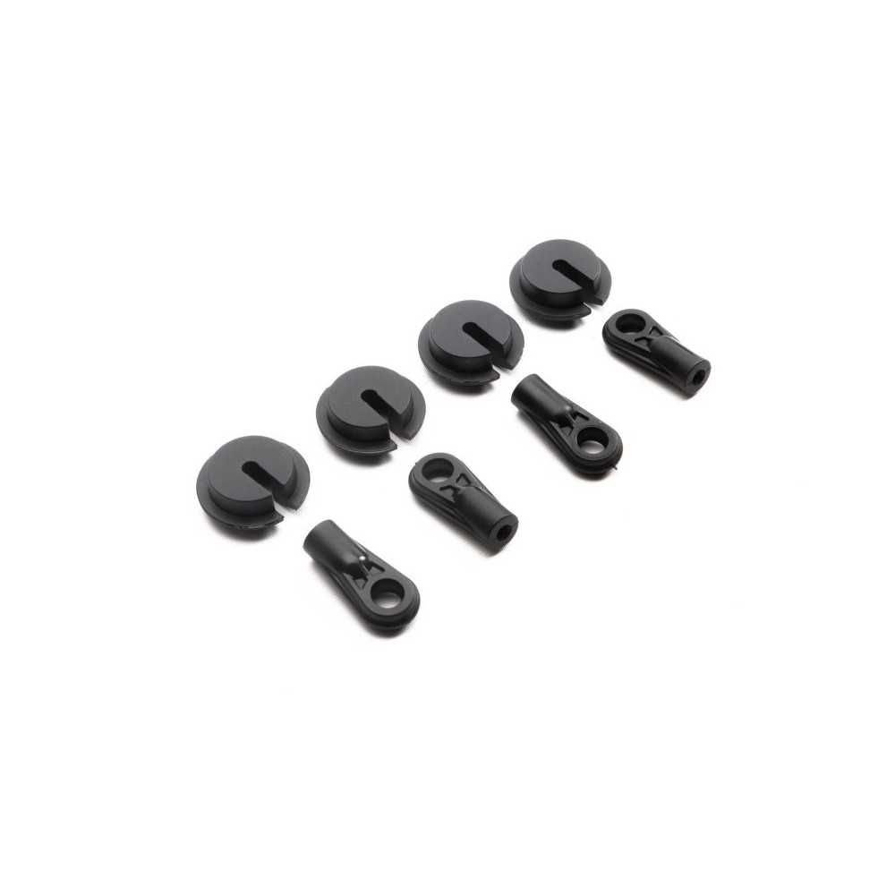 Extremos de amortiguador y copelas de muelle SCX6 Axial AXI253004