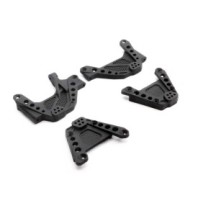 Juego de torres de amortiguador delantera y trasera SCX6 Axial AXI251001