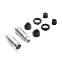 Set de 2 cuerpos de amortiguador roscados con tapa y collarín SCX6 Axial AXI253000