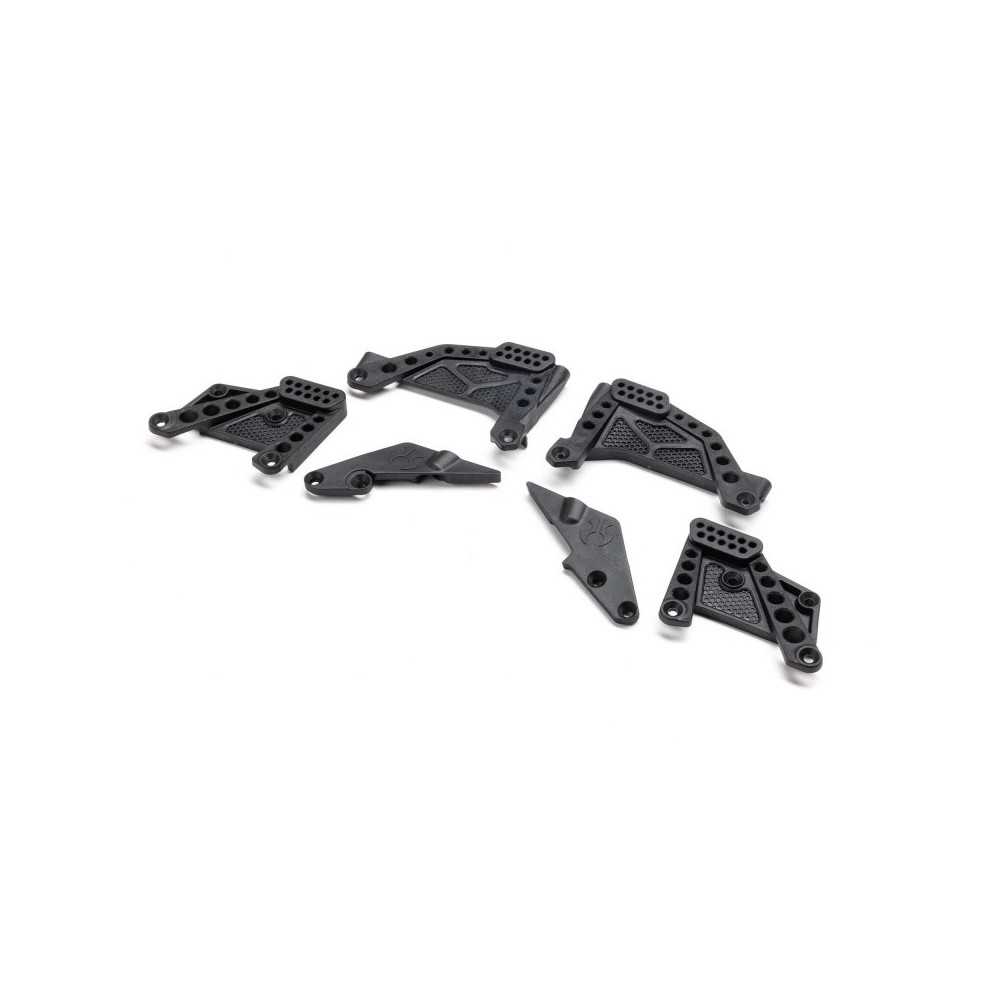 Axial Racing Shock Towers & Panhard Mounts Front-Rear: SCX10 III HP AXI-2996 Axial Racing Shock Towers & Panhard Mounts Front-Rear: SCX10 III HP AXI-2996