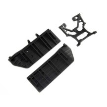 Placas laterales y refuerzo de chasis Racing SCX10 III Axial AXI231014