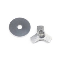 Buje y placa del eliminador de slipper LCXU Axial AXI232067