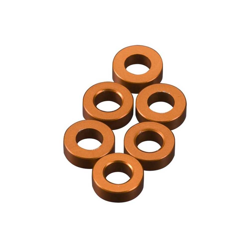 Axial Racing Spacer 2x6mm Orange 6 AXIC1351 Axial Racing Spacer 2x6mm Orange 6 AXIC1351