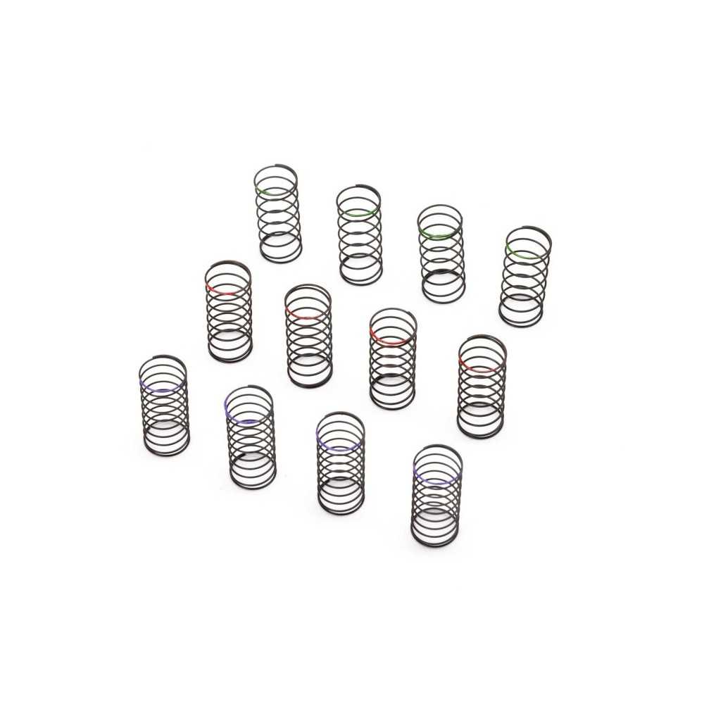 Set muelles Axial 6mm SCX24 morado rojo verde AXI203003