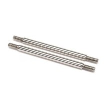 Pareja de bieletas de acero inoxidable M4 x 5 mm x 77,4 mm para 1/10 SCX10 PRO Axial AXI234038