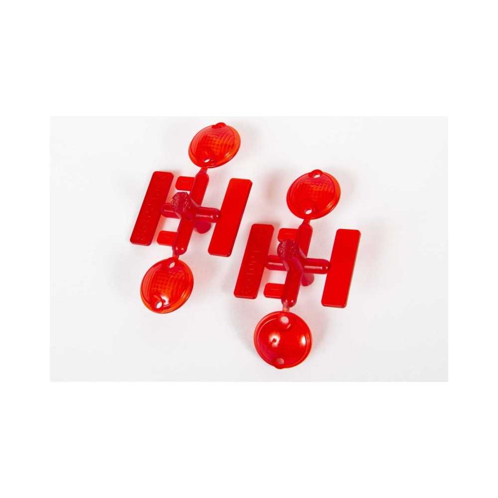 Lentes de luces traseras rojas para UMG 6x6 Axial AXI230013 Lentes de luces traseras rojas para UMG 6x6 Axial AXI230013