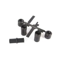 Axial Racing V2 6x6 Driveshaft Set Short: WB8 AXI232001