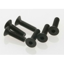 Tornillos 4x15mm avellanados hexag. Traxxas