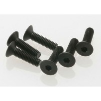 Tornillos de máquina de cabeza avellanada 4x15 mm Traxxas TRX2546