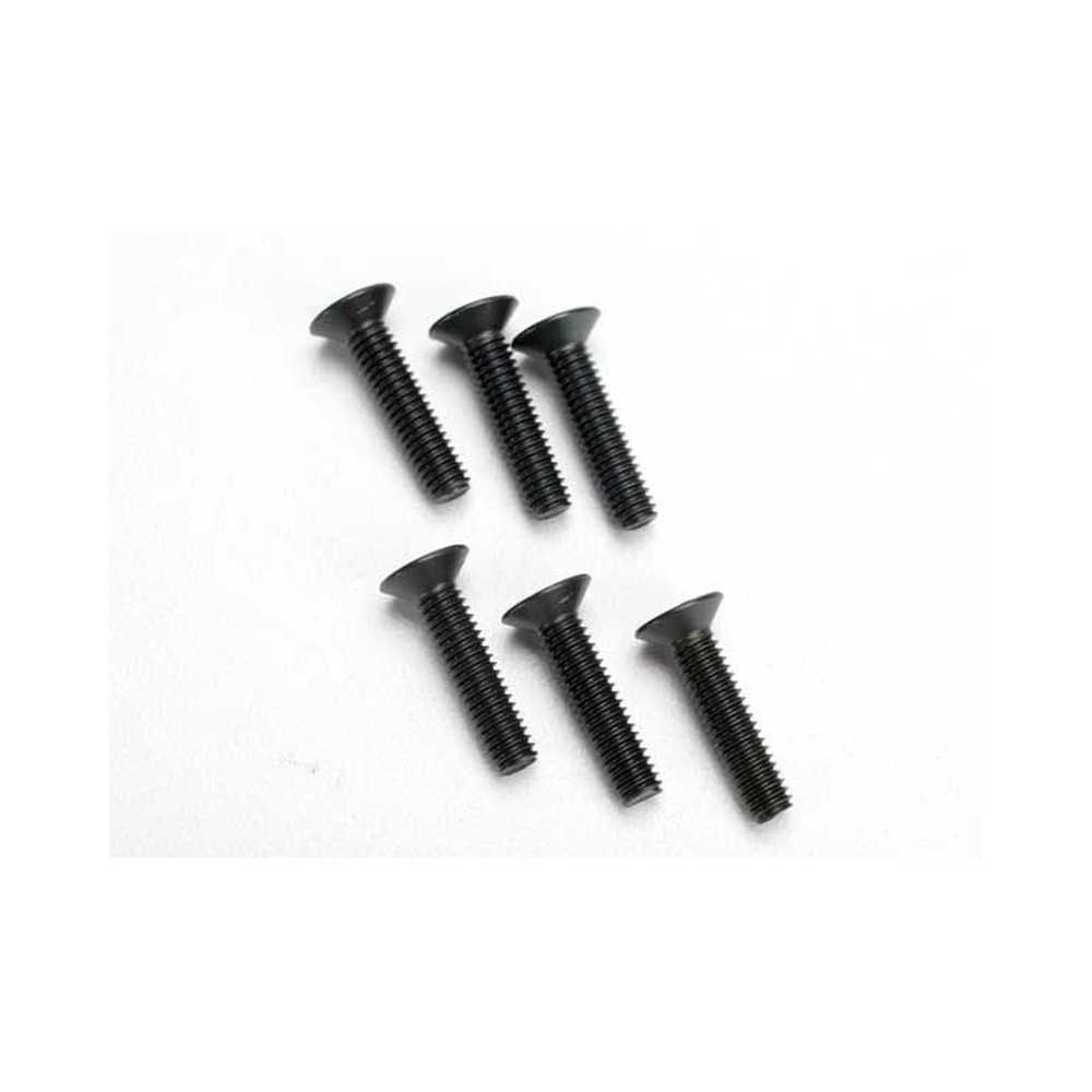 Traxxas Screws 4x18mm countersunk machine (hex drive) (6) TRX2547 Traxxas Screws 4x18mm countersunk machine (hex drive) (6) TRX2547