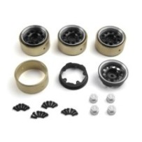 HPI Racing CS10 Aluminum Wheel 1.2in Black-4pcs HPI-161245