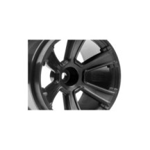 HPI Racing HPI Racing 6-Shot Mt Wheel Black-2Pcs HPI-115327