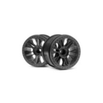 HPI Racing HPI Racing 6-Shot St Wheel Black-2Pcs HPI-116528