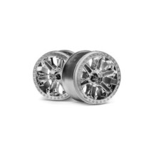 HPI Racing HPI Racing 6-Shot St Wheel Chrome-2Pcs HPI-116736