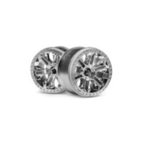 HPI Racing HPI Racing 6-Shot St Wheel Chrome-2Pcs HPI-116736