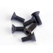 Traxxas Screws 3x8mm countersunk machine (6) (hex drive) TRX2550