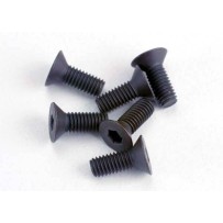 Traxxas Screws 3x8mm countersunk machine (6) (hex drive) TRX2550