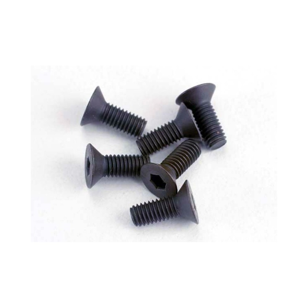 Traxxas Screws 3x8mm countersunk machine (6) (hex drive) TRX2550