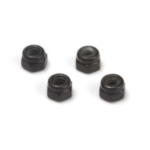 HPI Racing HPI Racing Lock Nut M2 Black-4pcs HPI-161187