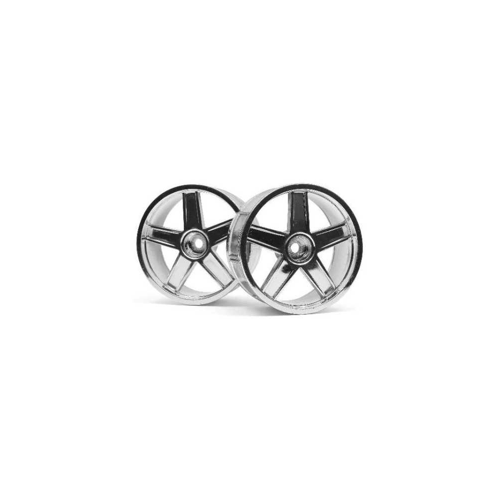 HPI Racing HPI Racing Lp29 Wheel Mf Type Chrome 3Mm Offset-2Pcs HPI-33476 HPI Racing HPI Racing Lp29 Wheel Mf Type Chrome 3Mm Offset-2Pcs HPI-33476