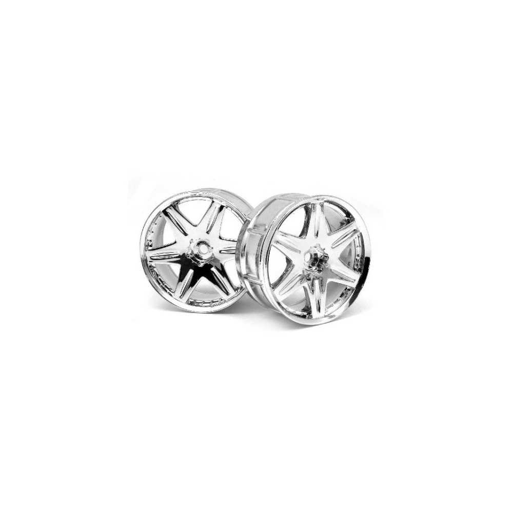 HPI Racing HPI Racing Lp29 Wheel Work Ls406 Chrome 2Pcs HPI-3343 HPI Racing HPI Racing Lp29 Wheel Work Ls406 Chrome 2Pcs HPI-3343