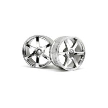 HPI Racing HPI Racing Lp29 Wheel Yokohama Avs Model T6 Chrome 2Pcs HPI-33465