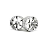 HPI Racing HPI Racing Lp29 Wheel Yokohama Avs Model T6 Chrome 2Pcs HPI-33465