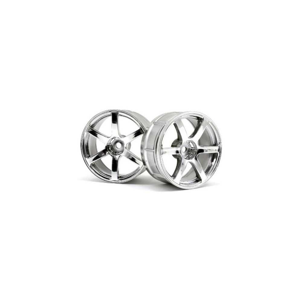 HPI Racing HPI Racing Lp29 Wheel Yokohama Avs Model T6 Chrome 2Pcs HPI-33465 HPI Racing HPI Racing Lp29 Wheel Yokohama Avs Model T6 Chrome 2Pcs HPI-33465