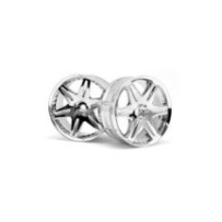 HPI Racing HPI Racing Lp32 Wheel Work Ls406 Chrome 2Pcs HPI-3344