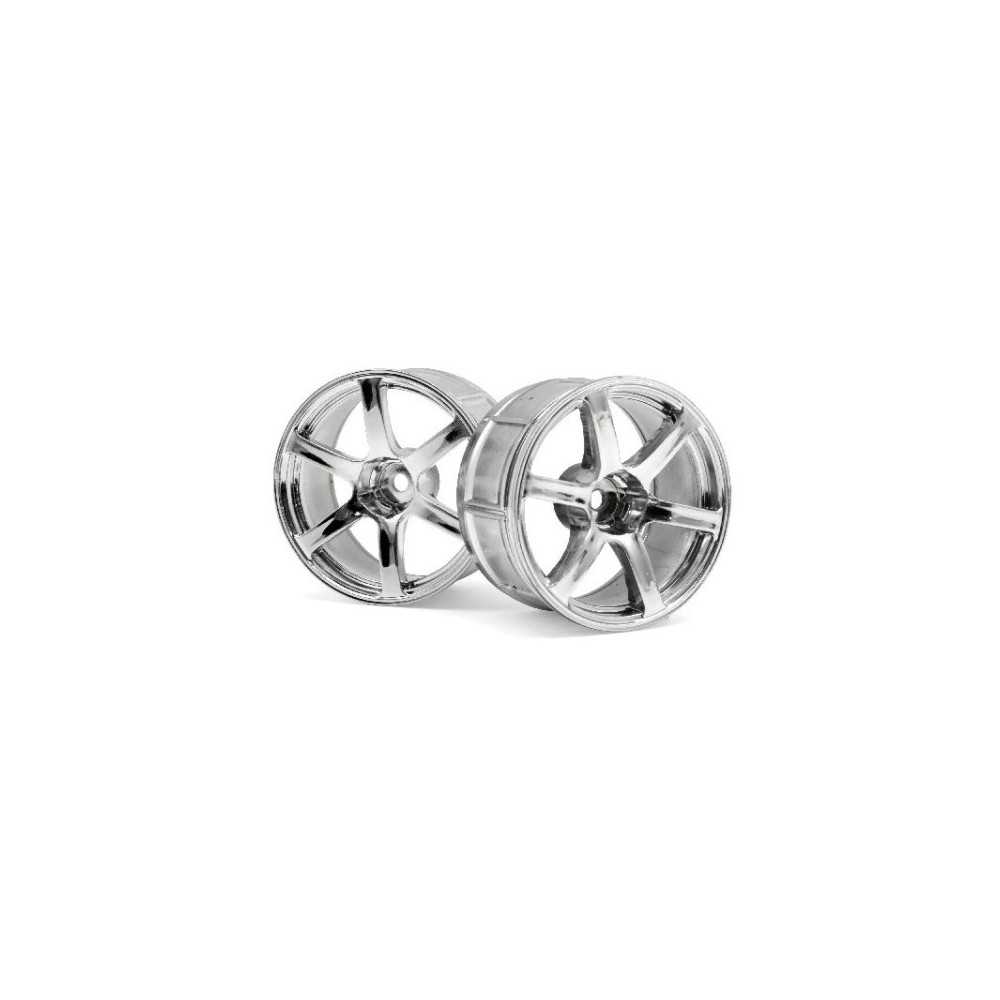 HPI Racing HPI Racing Lp32 Wheel Yokohama Avs Model T6 Chrome 2Pcs HPI-33466 HPI Racing HPI Racing Lp32 Wheel Yokohama Avs Model T6 Chrome 2Pcs HPI-33466