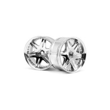 HPI Racing HPI Racing Lp35 Wheel Work Ls406 Chrome 2Pcs HPI-3345