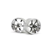HPI Racing HPI Racing Lp35 Wheel Yokohama Avs Model T6 Chrome 2Pcs HPI-33467