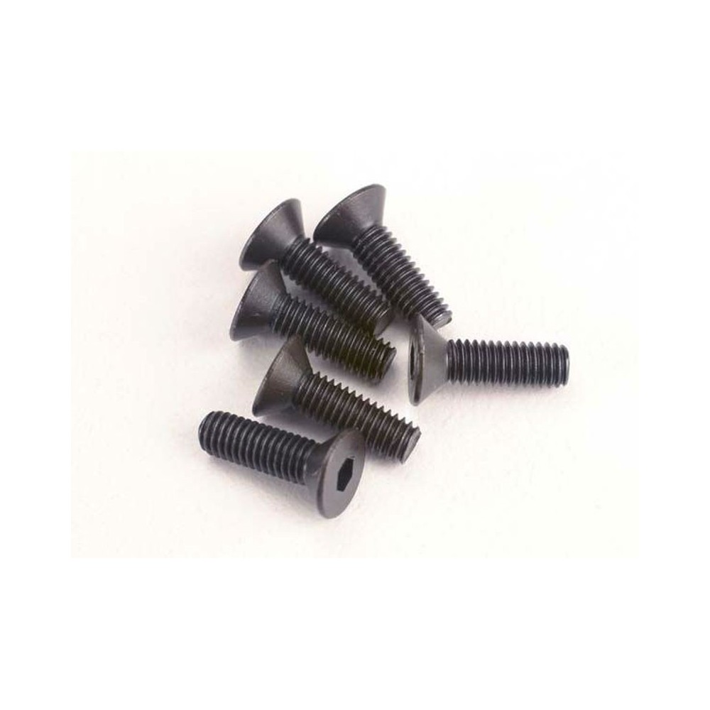 Traxxas Screws 3x10mm countersunk machine (6) (hex drive) TRX2551 Traxxas Screws 3x10mm countersunk machine (6) (hex drive) TRX2551