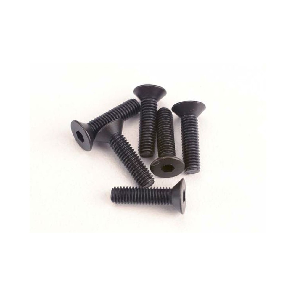 Tornillos Traxxas de Conducción Hexagonal Avellanados 3x12mm (6) TRX2552