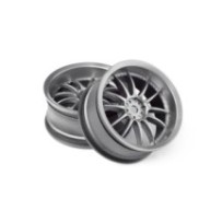 HPI Racing HPI Racing WORK XSA 02C WHEEL 26MM LIGHT GUNMENTAL 3MM-2PCS HPI-120151