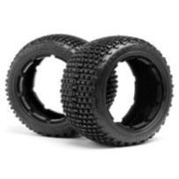 HPI Racing KHAOS TIRE White/Baja 5B Rear/2pcs HPI-67972